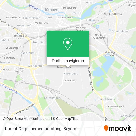 Karent Outplacementberatung Karte