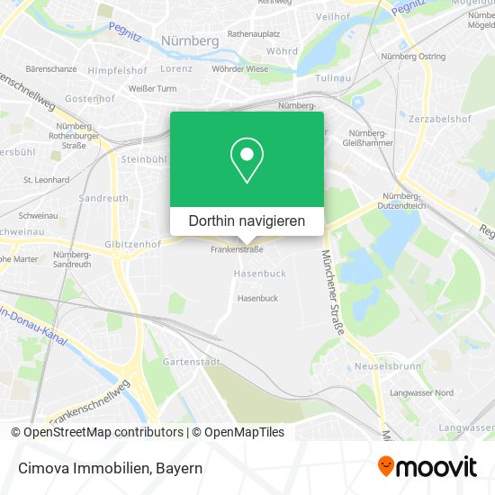 Cimova Immobilien Karte