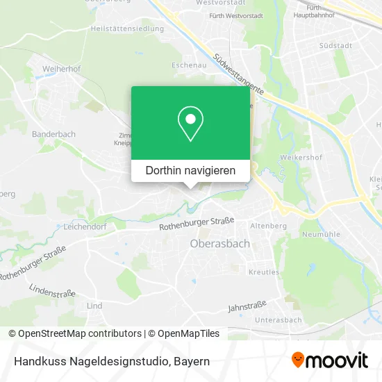 Handkuss Nageldesignstudio Karte