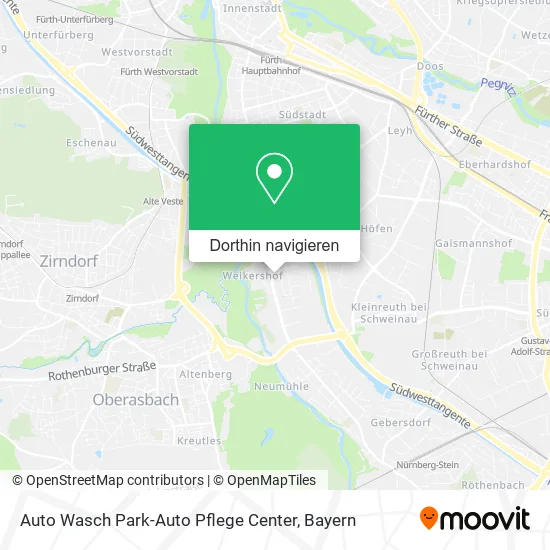 Auto Wasch Park-Auto Pflege Center Karte