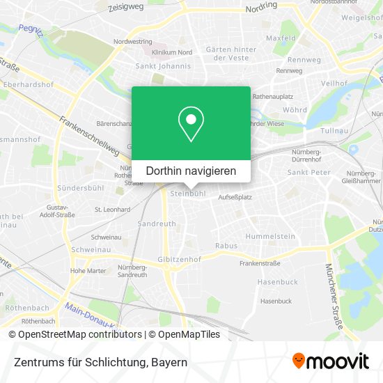 Zentrums für Schlichtung Karte