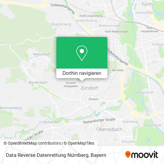 Data Reverse Datenrettung Nürnberg Karte