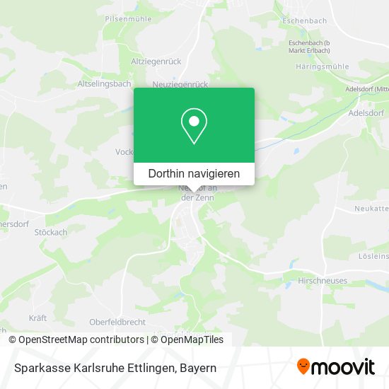 Sparkasse Karlsruhe Ettlingen Karte