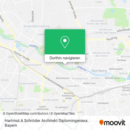 Hartmut A Schröder Architekt Diplomingenieur Karte