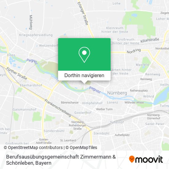 Berufsausübungsgemeinschaft Zimmermann & Schönleben Karte