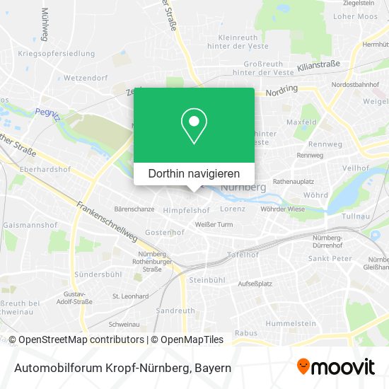 Automobilforum Kropf-Nürnberg Karte