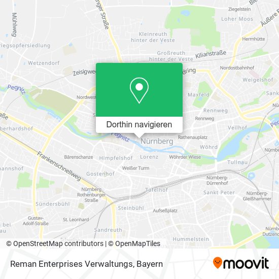 Reman Enterprises Verwaltungs Karte