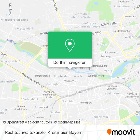 Rechtsanwaltskanzlei Kreitmaier Karte