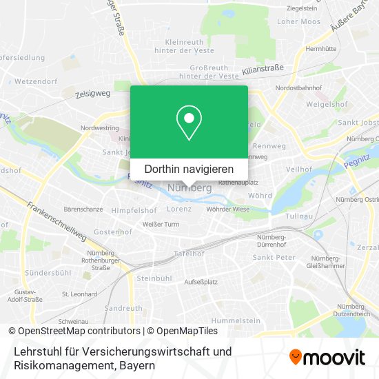 Lehrstuhl für Versicherungswirtschaft und Risikomanagement Karte