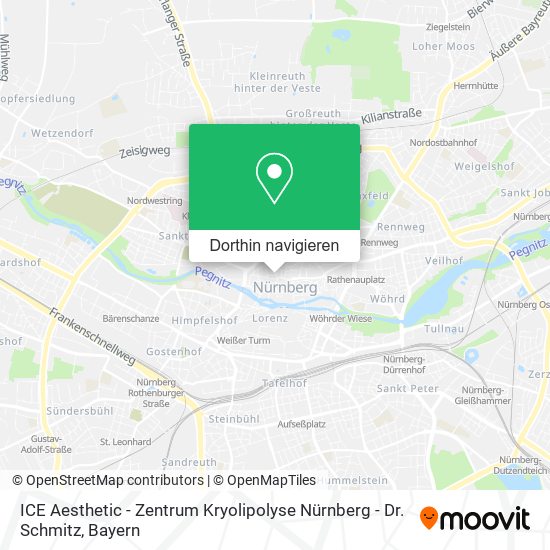 ICE Aesthetic - Zentrum Kryolipolyse Nürnberg - Dr. Schmitz Karte