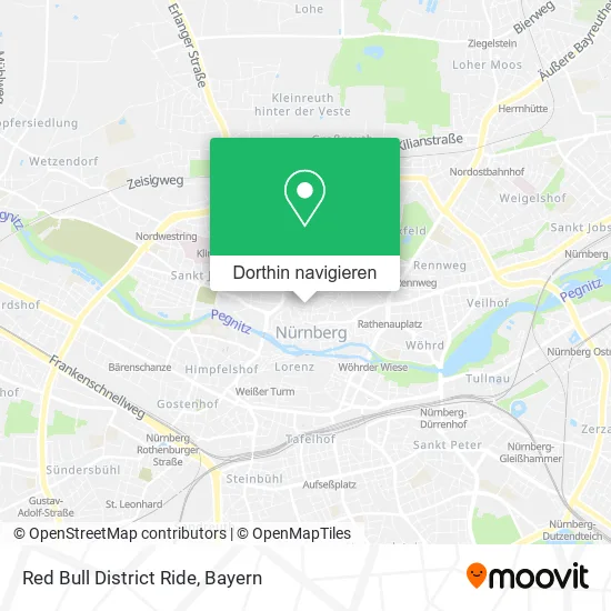 Red Bull District Ride Karte