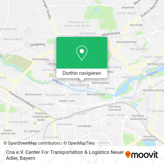Cna e.V. Center For Transportation & Logistics Neuer Adler Karte