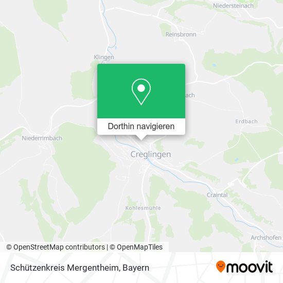 Schützenkreis Mergentheim Karte