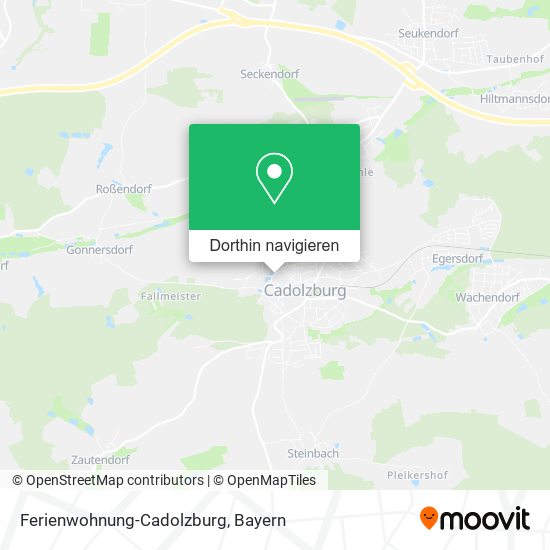 Ferienwohnung-Cadolzburg Karte