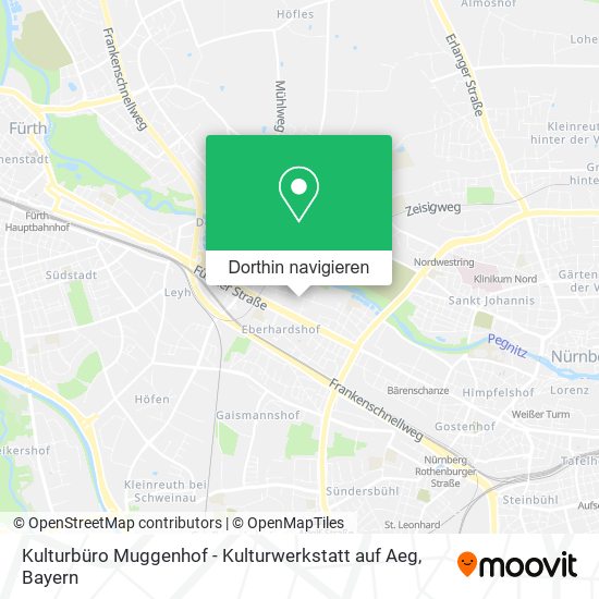 Kulturbüro Muggenhof - Kulturwerkstatt auf Aeg Karte
