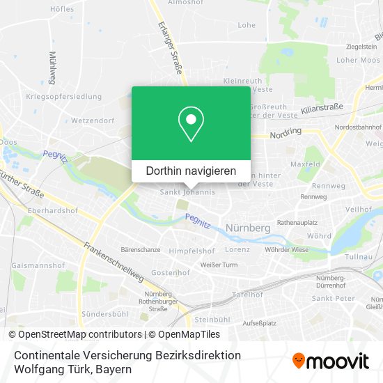 Continentale Versicherung Bezirksdirektion Wolfgang Türk Karte