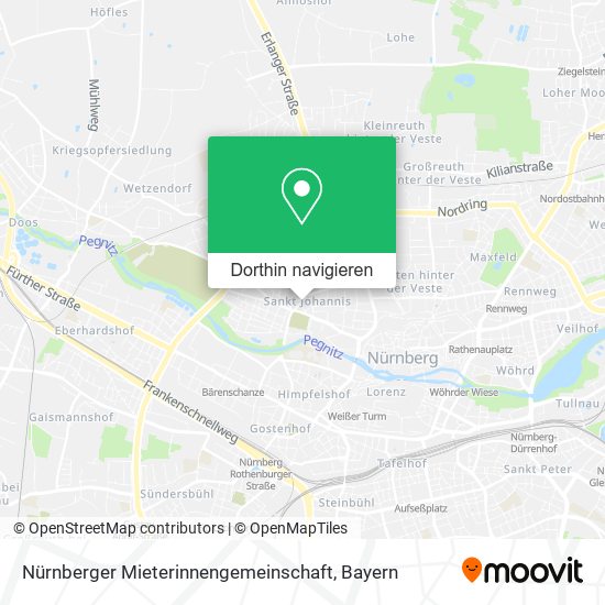 Nürnberger Mieterinnengemeinschaft Karte
