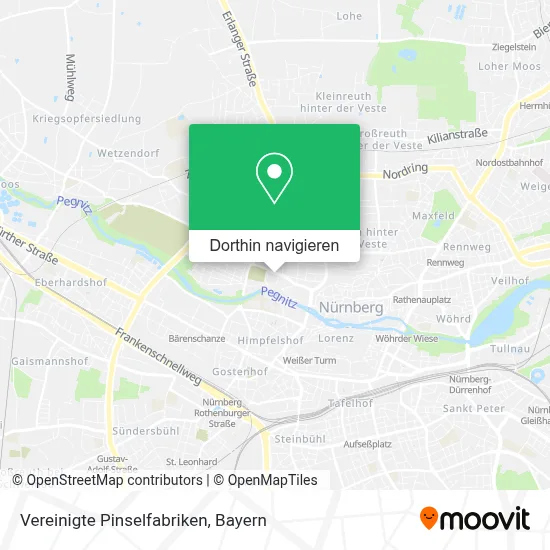 Vereinigte Pinselfabriken Karte