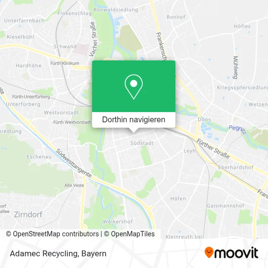 Adamec Recycling Karte