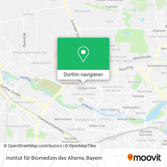 Institut für Biomedizin des Alterns Karte
