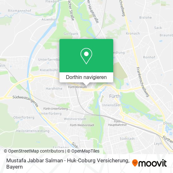Mustafa Jabbar Salman - Huk-Coburg Versicherung Karte