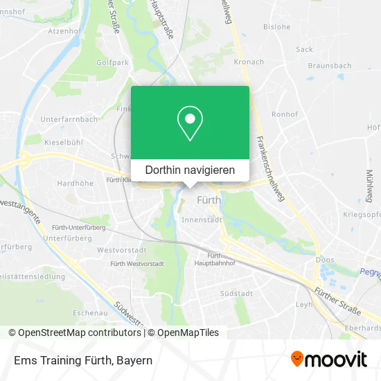 Ems Training Fürth Karte