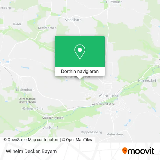 Wilhelm Decker Karte