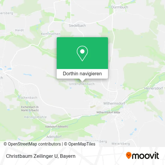 Christbaum Zeilinger U Karte