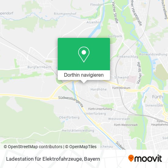 Ladestation für Elektrofahrzeuge Karte