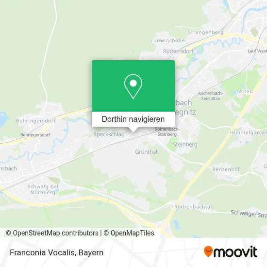 Franconia Vocalis Karte