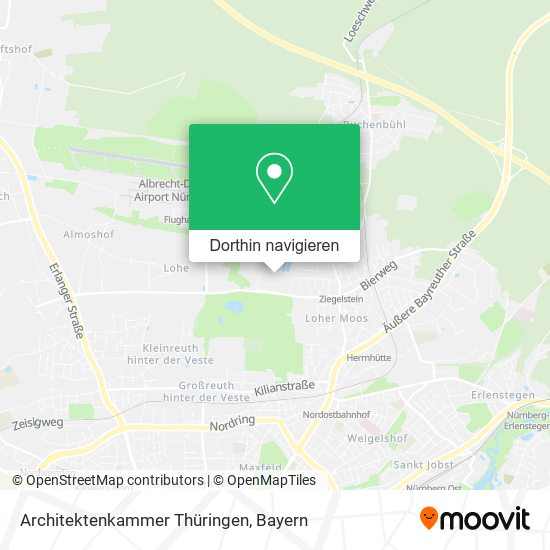 Architektenkammer Thüringen Karte