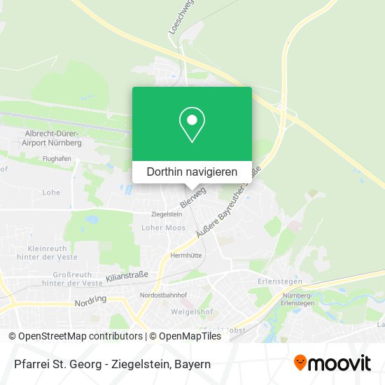 Pfarrei St. Georg - Ziegelstein Karte
