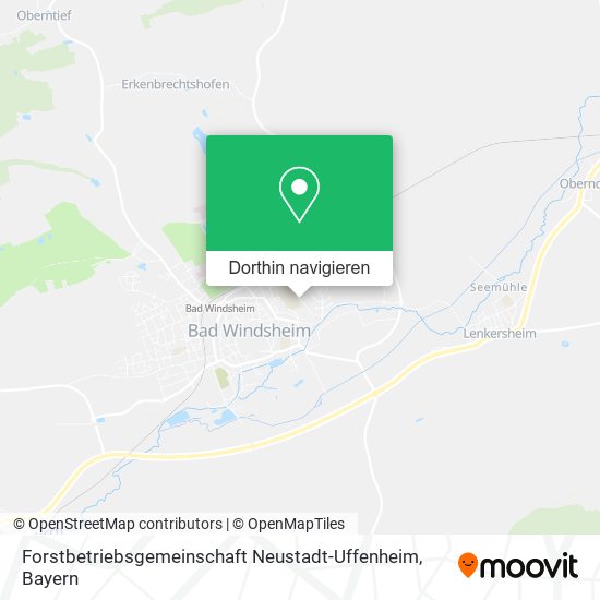 Forstbetriebsgemeinschaft Neustadt-Uffenheim Karte