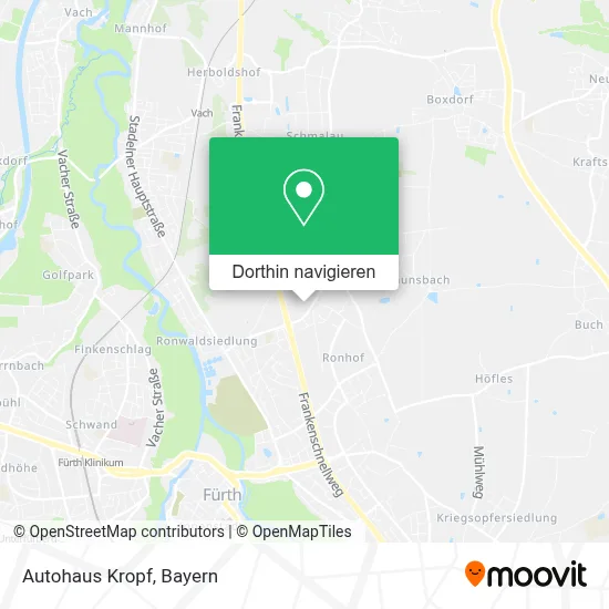 Autohaus Kropf Karte