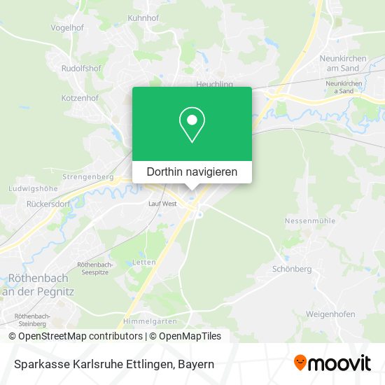 Sparkasse Karlsruhe Ettlingen Karte