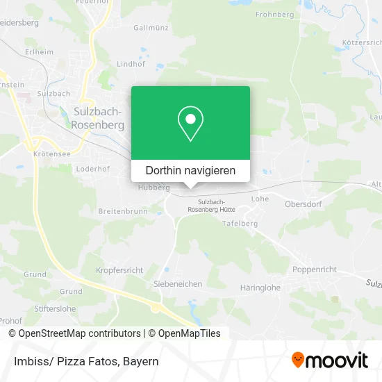 Imbiss/ Pizza Fatos Karte