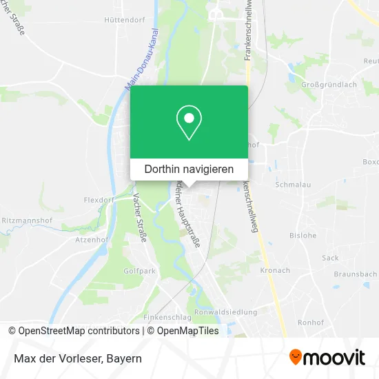 Max der Vorleser Karte