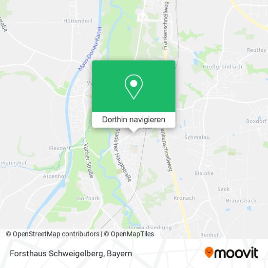 Forsthaus Schweigelberg Karte
