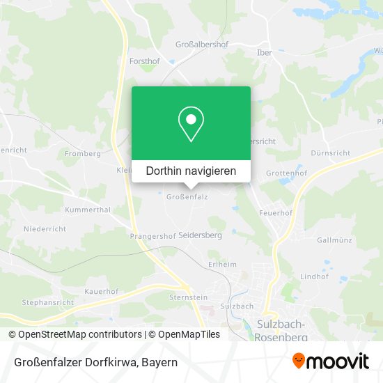Großenfalzer Dorfkirwa Karte