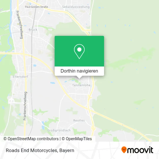 Roads End Motorcycles Karte