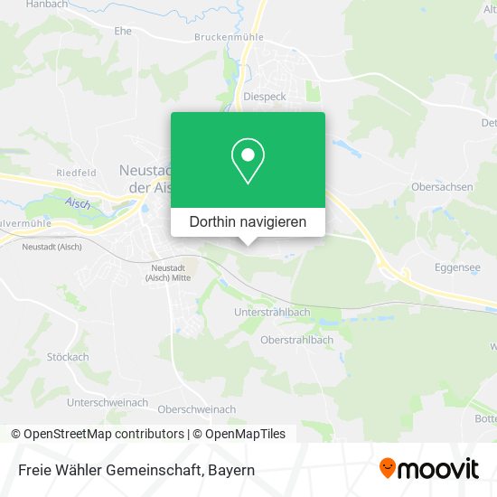 Freie Wähler Gemeinschaft Karte