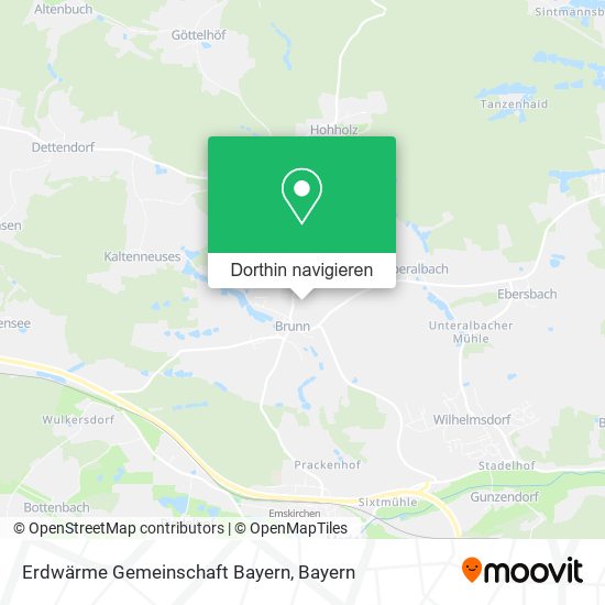 Erdwärme Gemeinschaft Bayern Karte