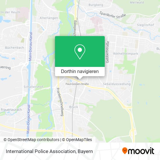 International Police Association Karte