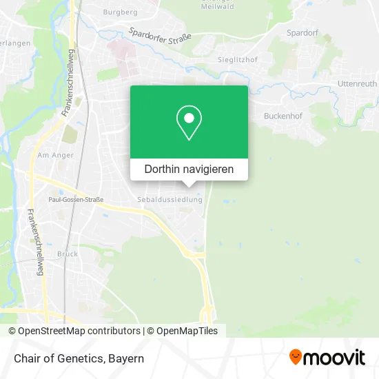 Chair of Genetics Karte