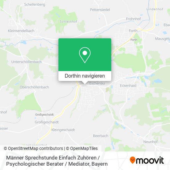 Männer Sprechstunde Einfach Zuhören / Psychologischer Berater / Mediator Karte