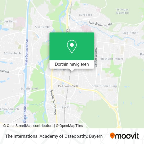 The International Academy of Osteopathy Karte