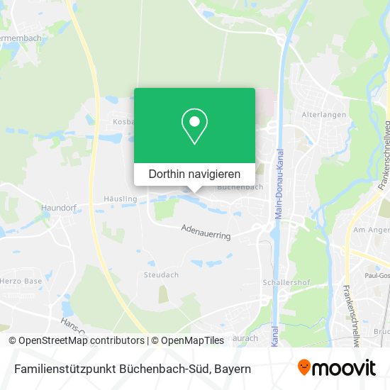 Familienstützpunkt Büchenbach-Süd Karte