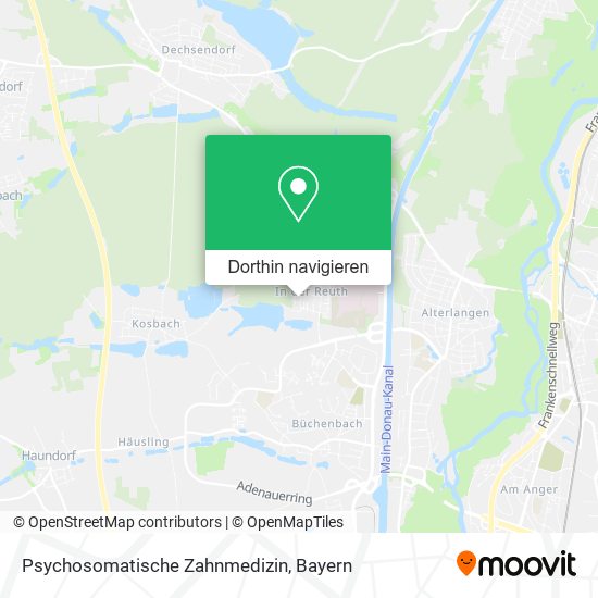 Psychosomatische Zahnmedizin Karte