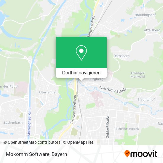 Mokomm Software Karte