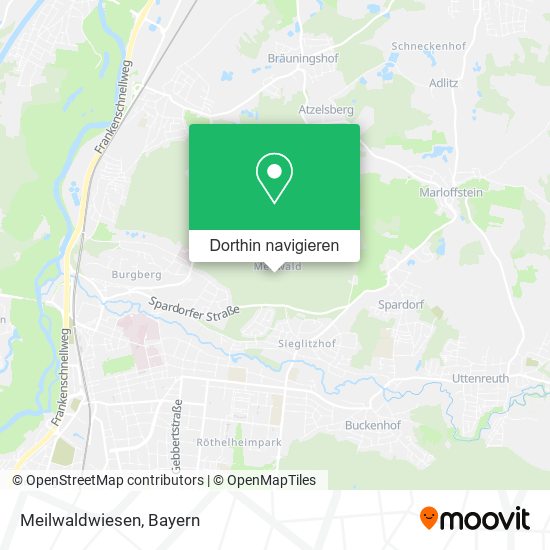 Meilwaldwiesen Karte